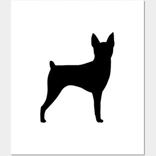 Toy Fox Terrier Silhouette Posters and Art